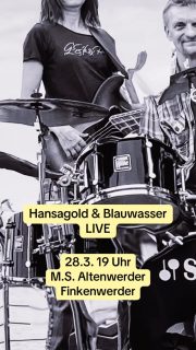 Mit der Fähre zum Konzert! Hansagold & Blauwasser 28.3. 19 Uhr, M.S. Altenwerder, Finkenwerder #live #indie #hamburg #finkenwerder #hamburgerschule